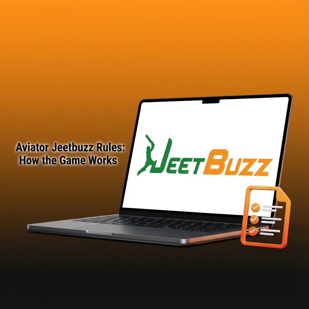 Illustration of Aviator Jeetbuzz: a plane taking off as a rising multiplier, with players choosing when to cash out