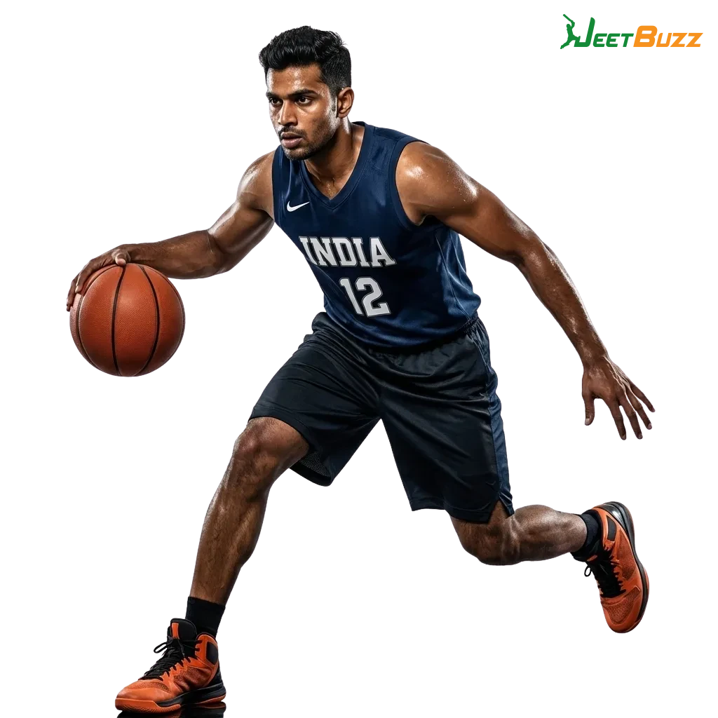 Jeetbuzz India betting site on laptop and phone showing sports odds, casino games, and responsible gaming message