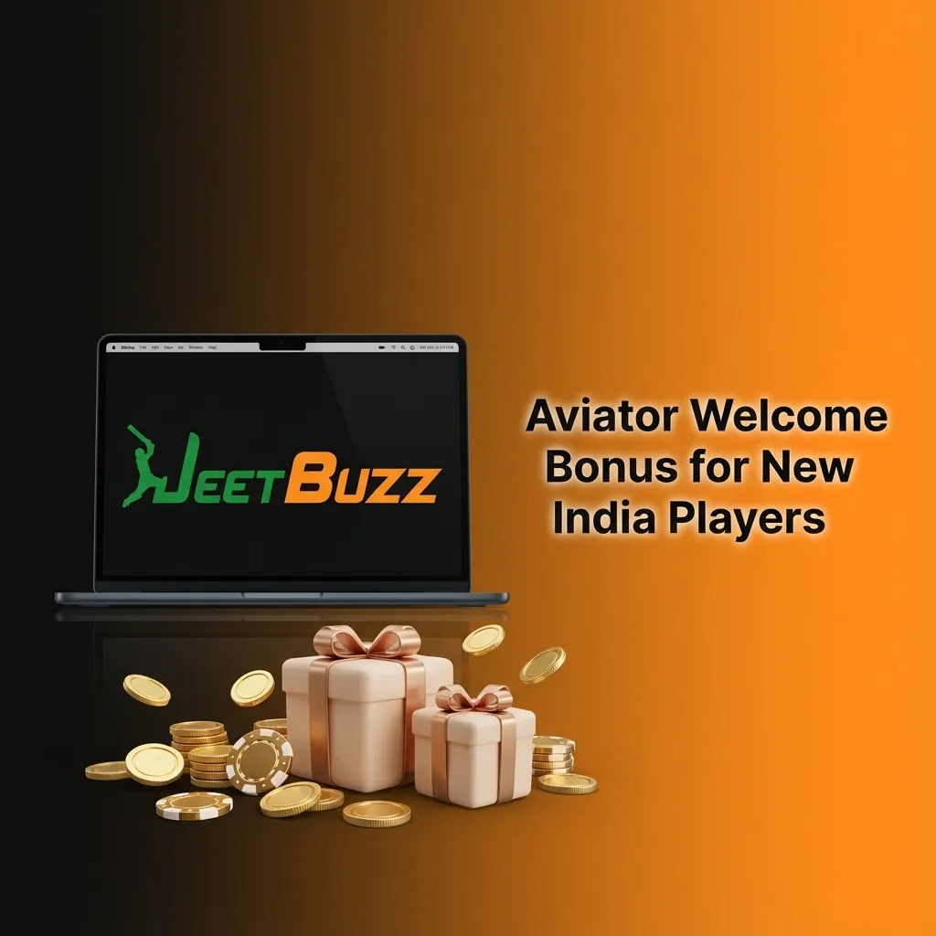 Aviator welcome bonus banner for new India players showing free spins, cashback, and sports refund offers