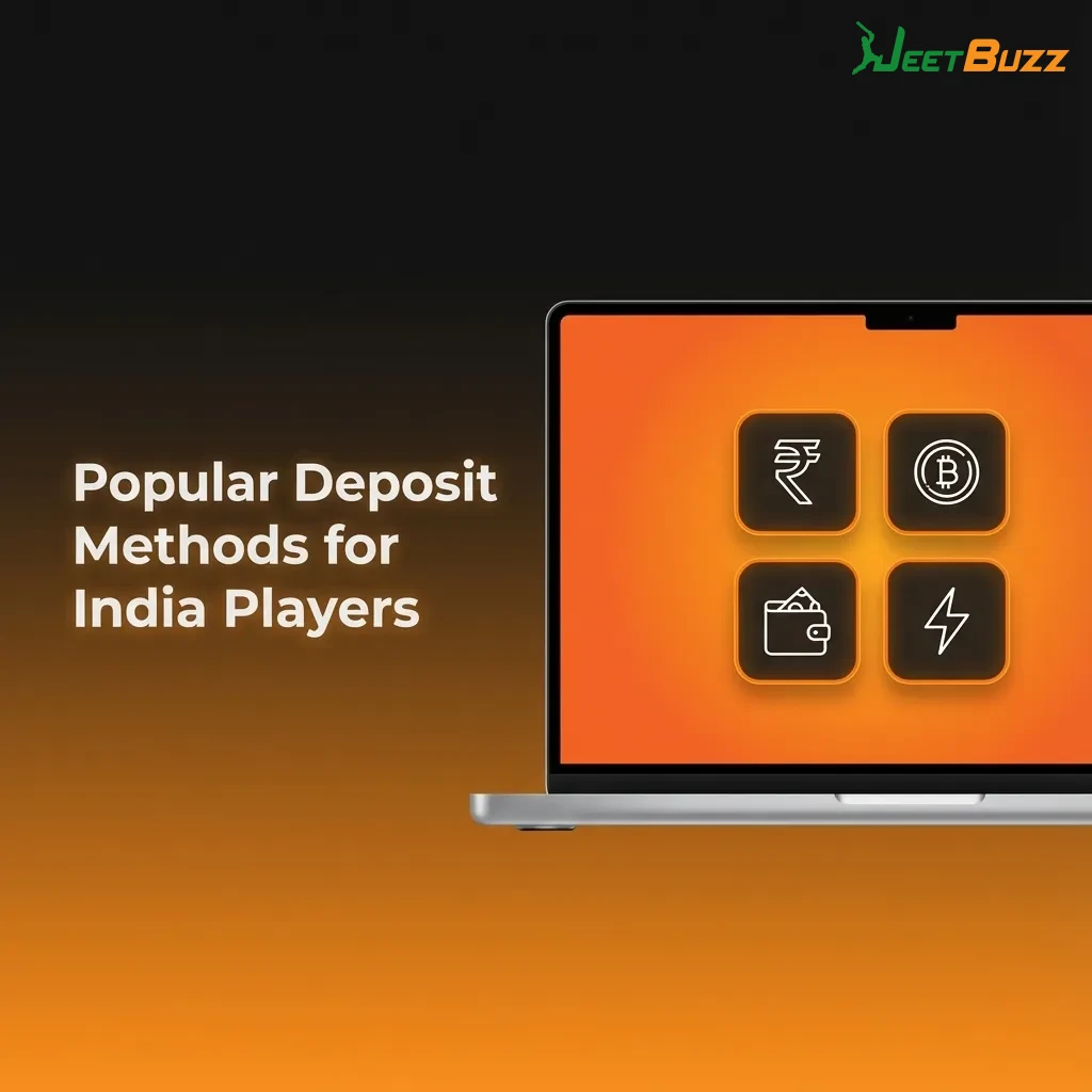 Illustration of popular Indian gaming deposit methods: UPI apps, Paytm, PhonePe wallets, and QR-code scan payment options