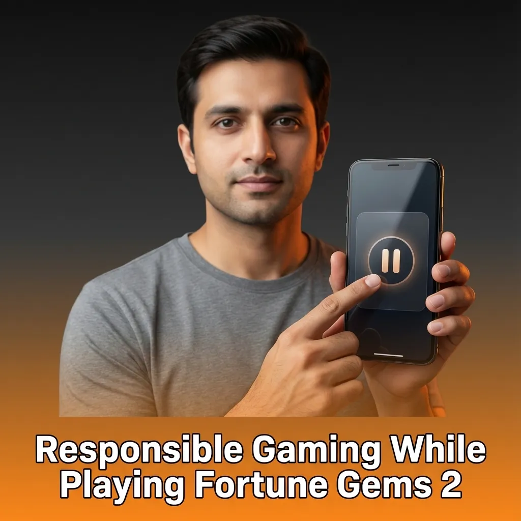 Person setting a PKR betting budget on Fortune Gems 2, with warning icons about risk and responsible gambling support.