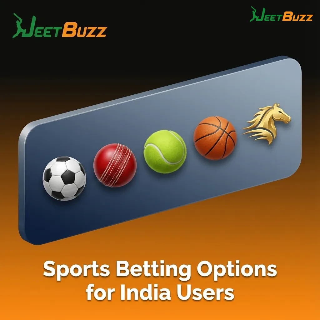 Sports betting interface showing odds for cricket, football, kabaddi and more, tailored to Indian users and time zones