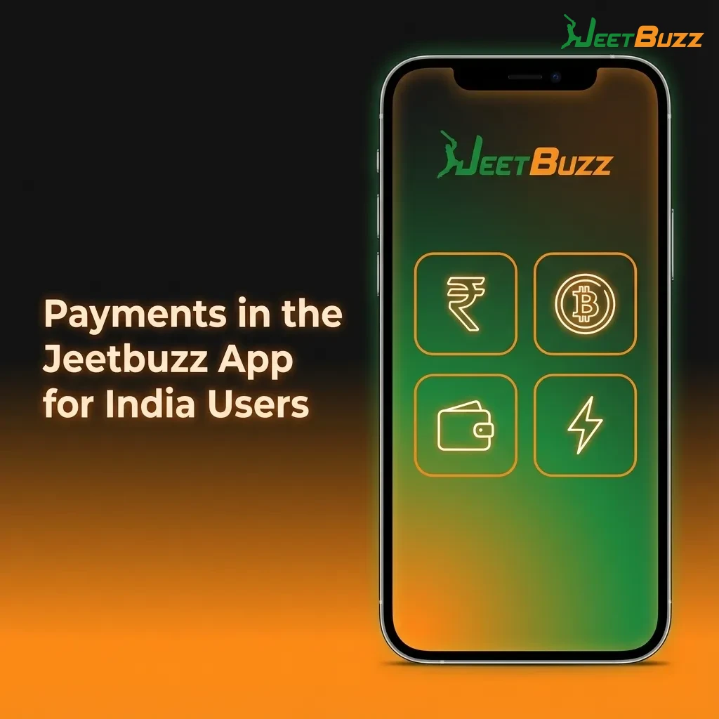 Jeetbuzz app cashier screen showing Indian payment options like UPI, PayTM, PhonePe, netbanking, and bank transfer.