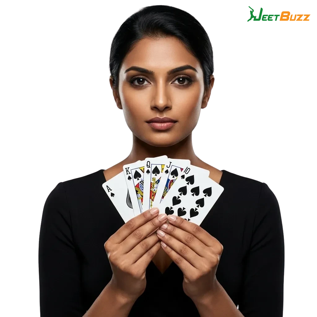 Colorful Jeetbuzz casino interface on phone and laptop, highlighting Indian games, UPI/PayTM support and welcome bonuses