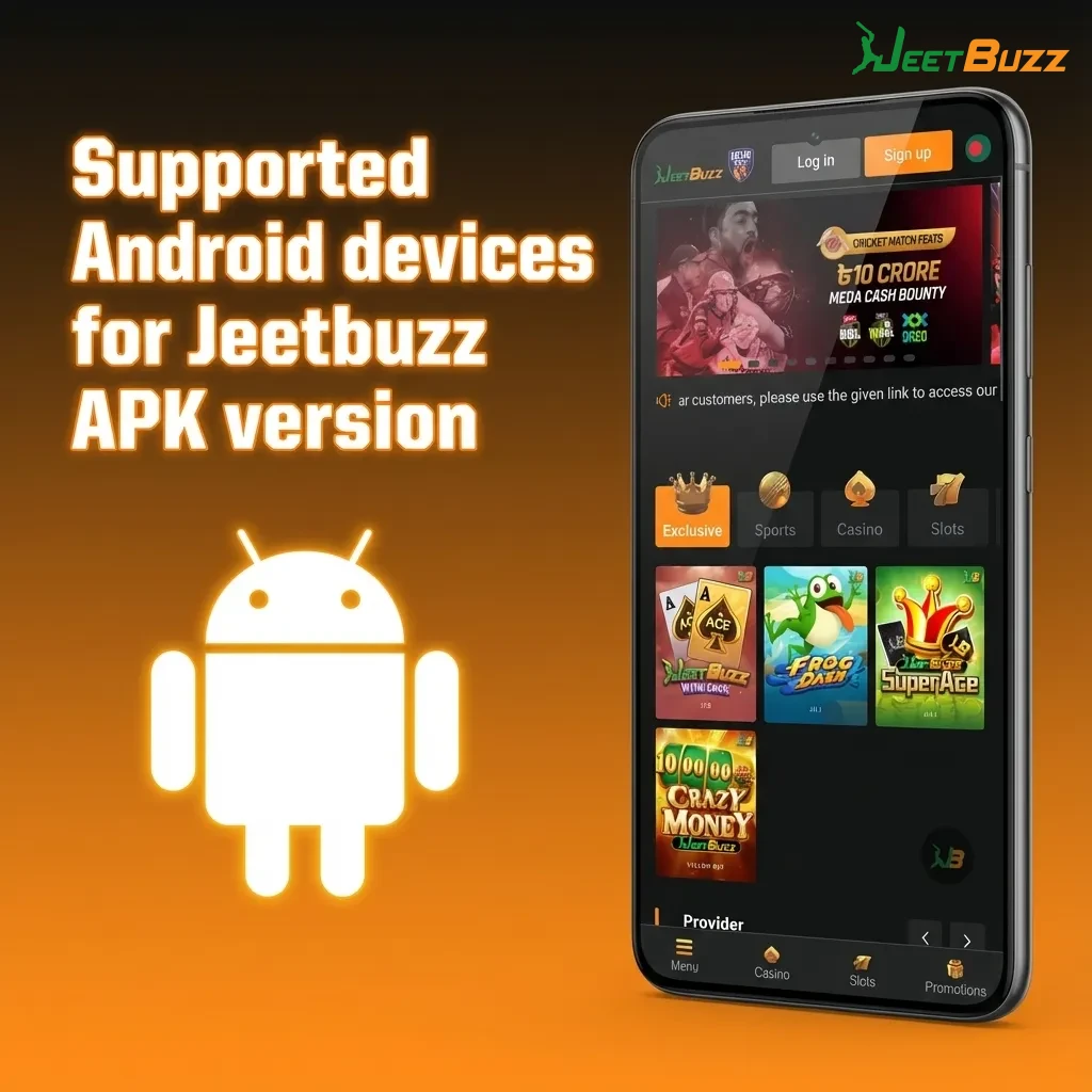 Comparison table of supported Android brands and models in India for running the Jeetbuzz betting APK