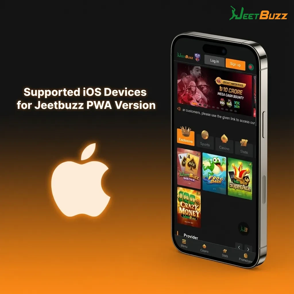 Chart of supported iPhone models in Bangladesh for running the Jeetbuzz PWA via Safari on up-to-date iOS.