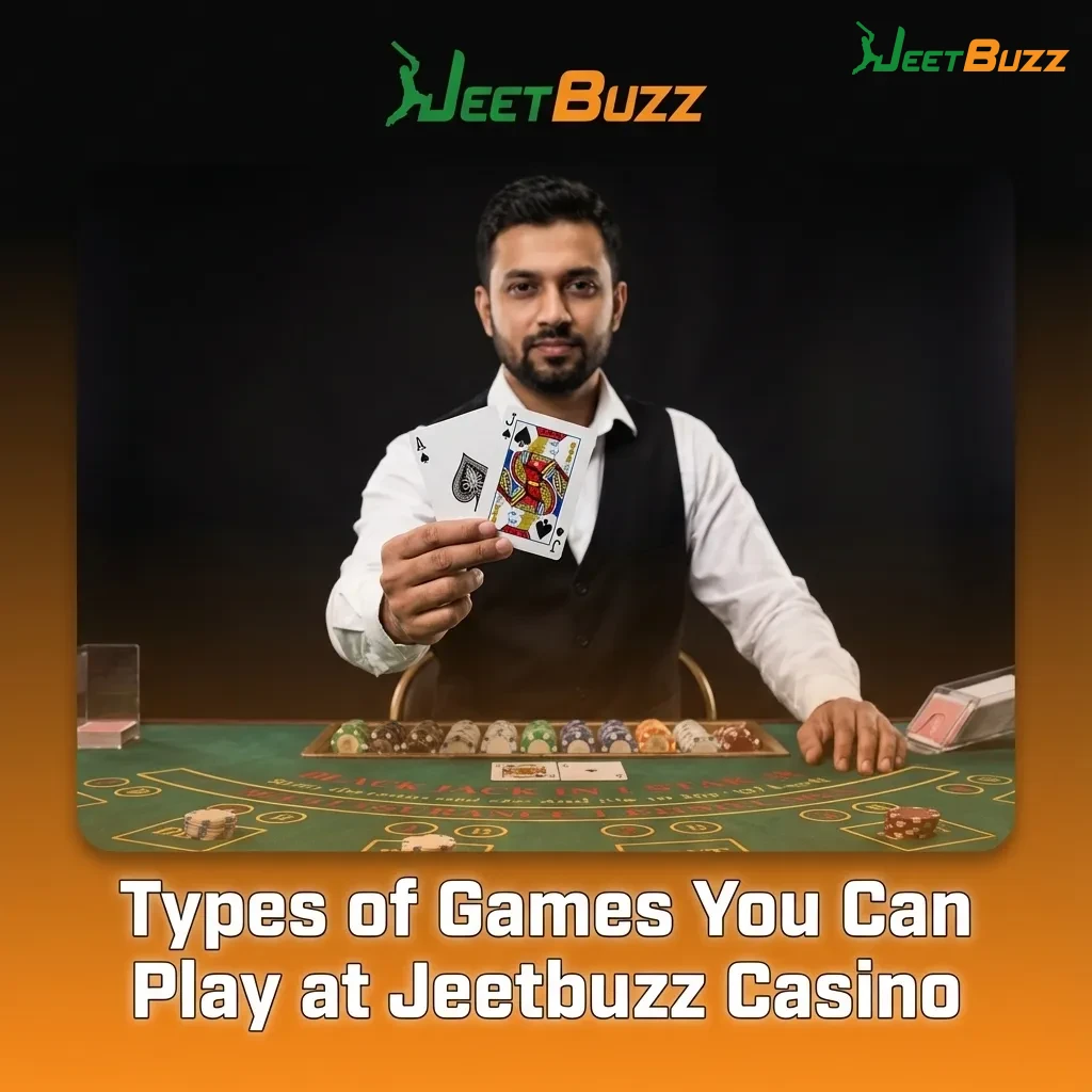 Collage of Jeetbuzz casino games: slots, crash, tables, cards, jackpots, and arcade-style fishing shooters